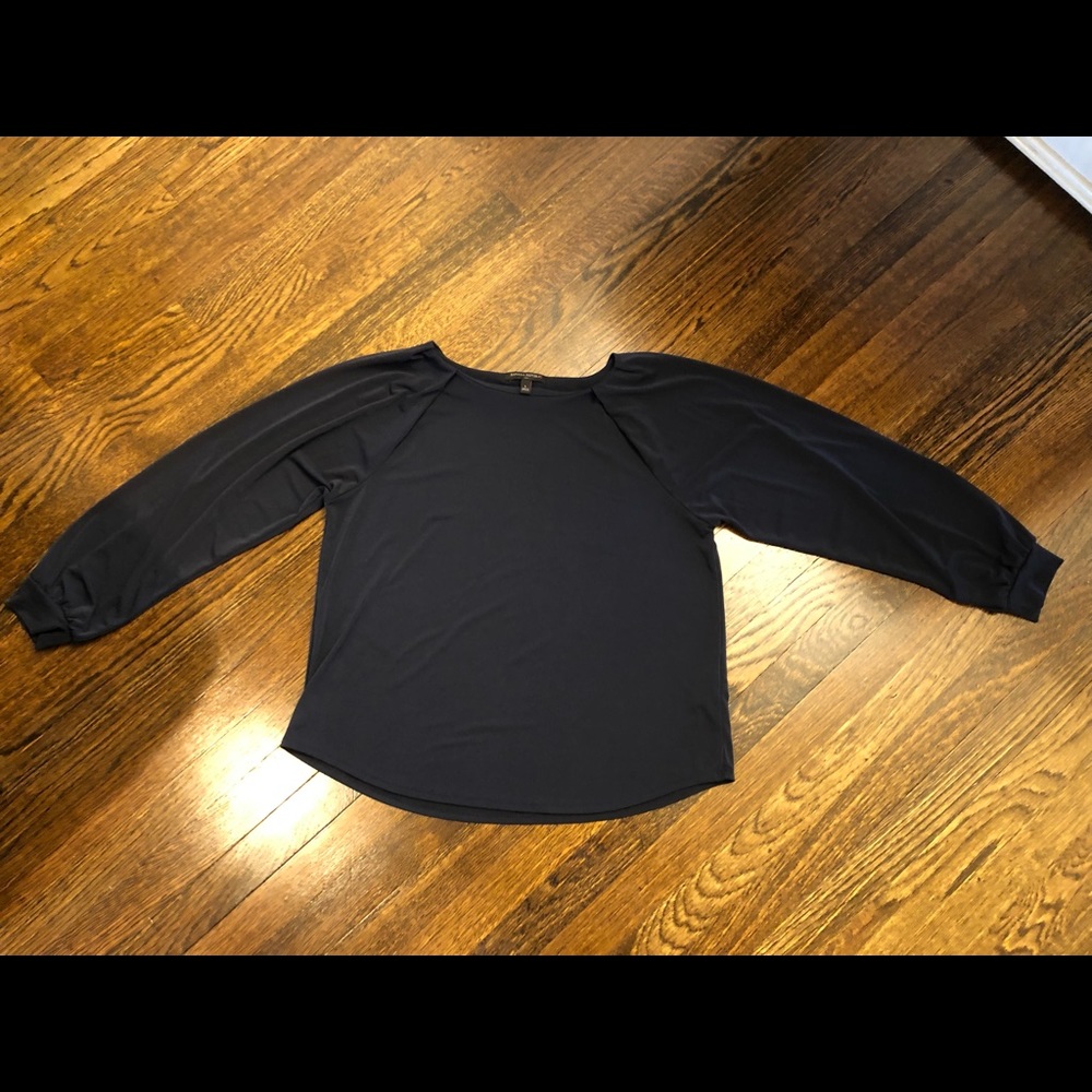 Like New Banana Republic Navy Blouse
